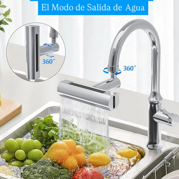 Grifo de cocina 4 en 1, extensor de grif